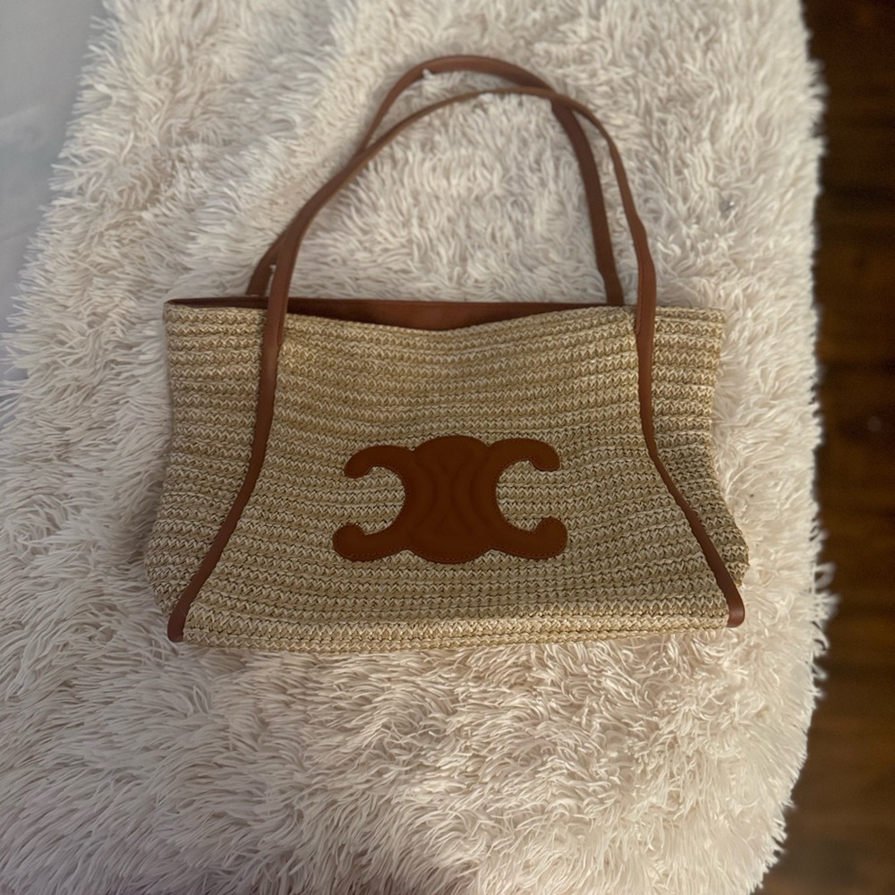 Celine raffia bag